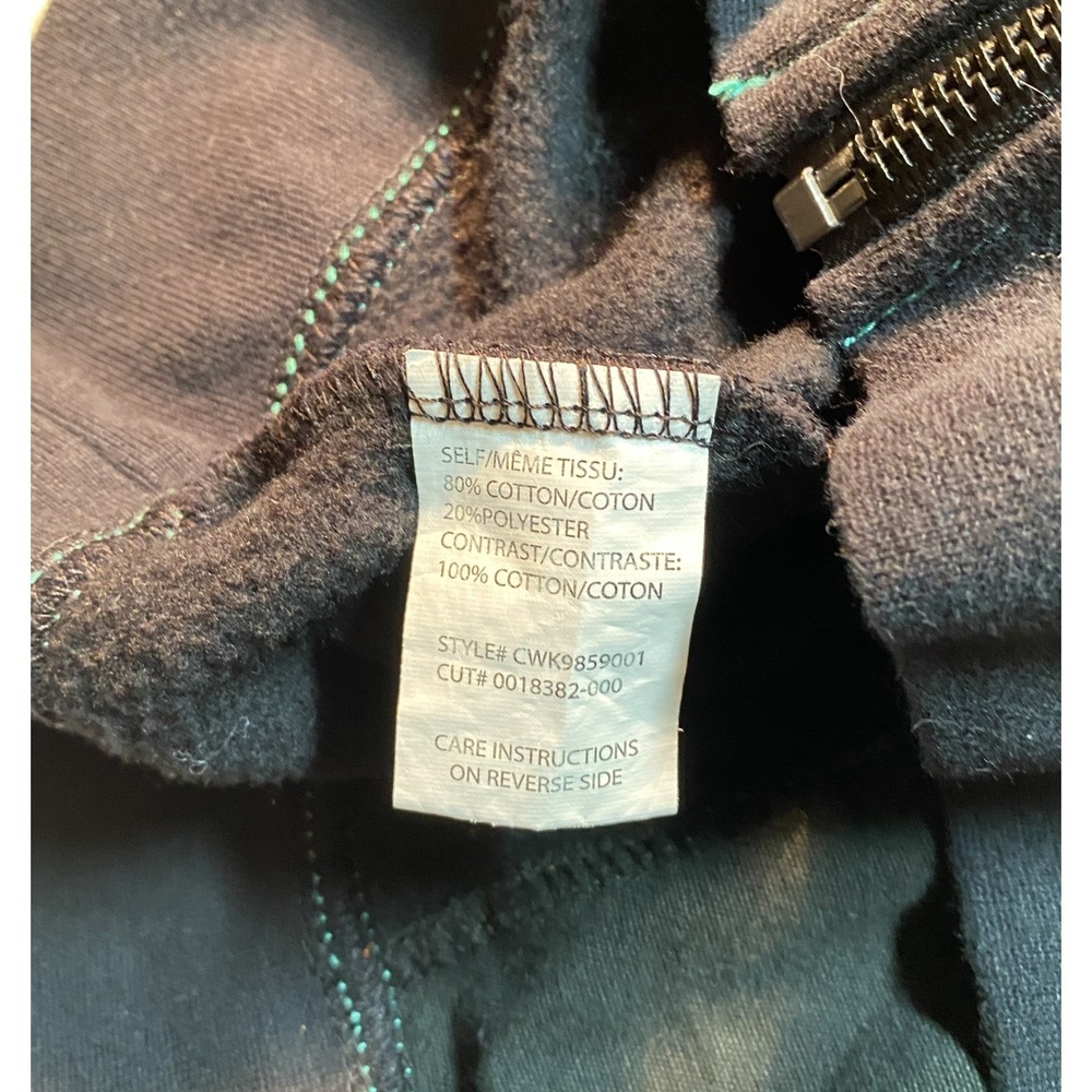 Cruel Girl Southwest Aztec Print Full Zip Hoodie Black Teal Orange Women Small - Picture 13 of 16